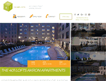 Tablet Screenshot of 401lofts.com